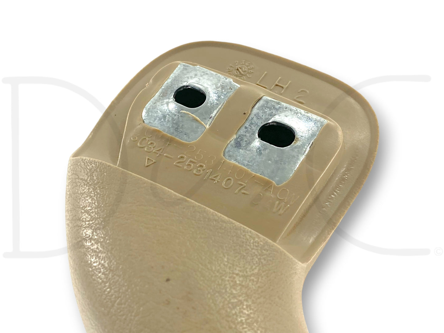03-07 Ford F250 F350 LH Left Driver A-Pillar Grab Handle Tan OE