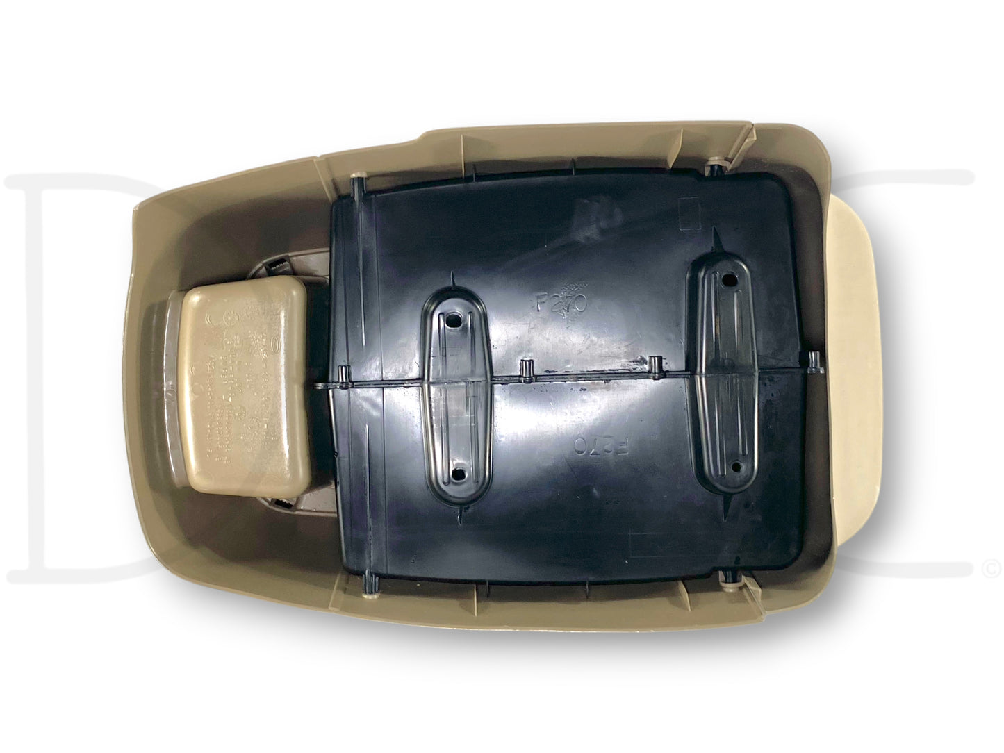 99-07 Ford F250 F350 Lariat Super Duty Center Console Floor Storage Tan OE