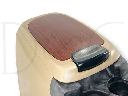 99-07 Ford F250 F350 Lariat Super Duty Center Console Floor Storage Tan OE
