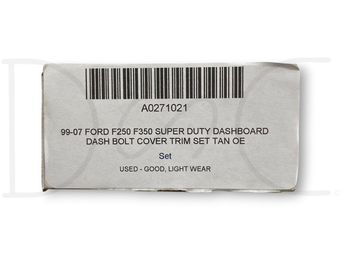 99-07 Ford F250 F350 Super Duty Dashboard Dash Bolt Cover Trim Set Tan OE