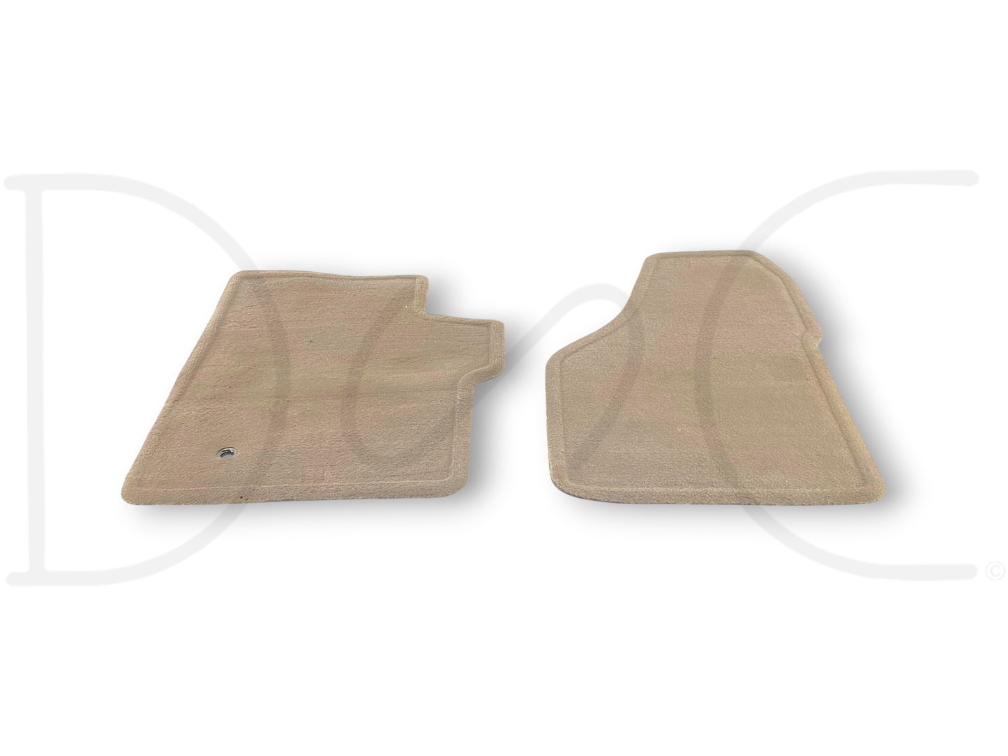 03-07 Ford F250 F350 Super Duty Front Floor Mat Set Tan Floormats RH LH OEM