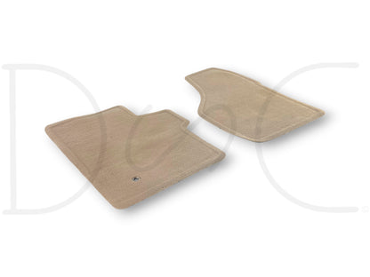 03-07 Ford F250 F350 Super Duty Front Floor Mat Set Tan Floormats RH LH OEM