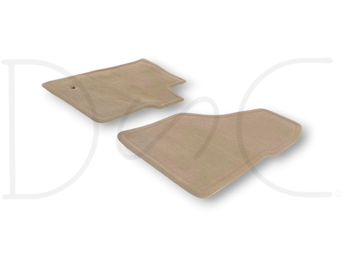 03-07 Ford F250 F350 Super Duty Front Floor Mat Set Tan Floormats RH LH OEM