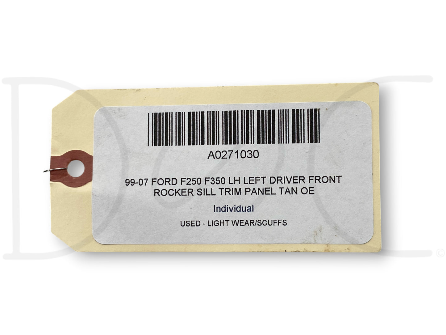 99-07 Ford F250 F350 LH Left Driver Front Rocker Sill Trim Panel Tan OE