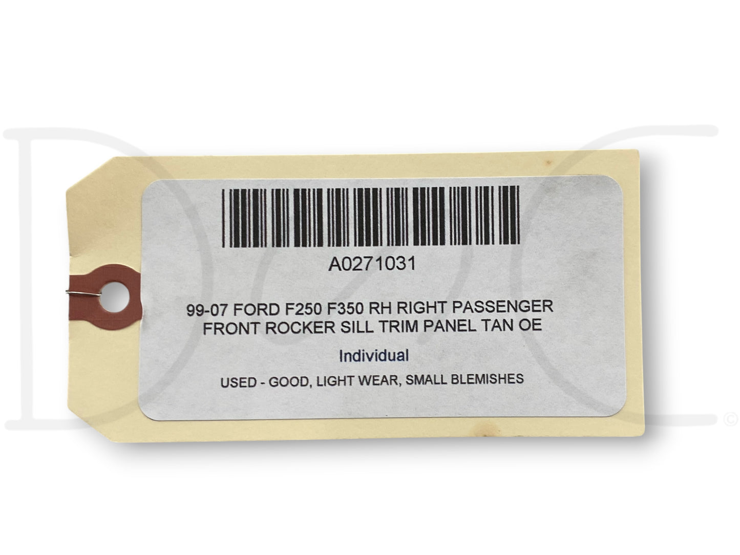 99-07 Ford F250 F350 RH Right Passenger Front Rocker Sill Trim Panel Tan OE