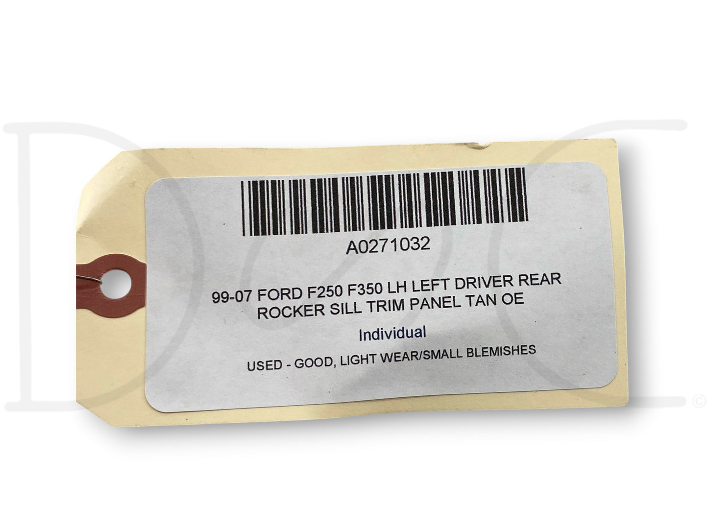 99-07 Ford F250 F350 LH Left Driver Rear Rocker Sill Trim Panel Tan OE