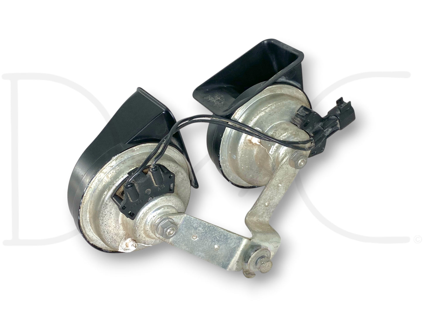 05-07 Ford Excursion F250 F350 Super Duty Horn Pair OEM Dual Note Horns