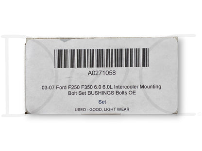 03-07 Ford F250 F350 6.0 6.0L Intercooler Mounting Bolt Set Bushings Bolts OE