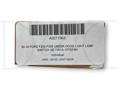 92-14 Ford F250 F350 Under Hood Light Lamp Switch OE Yw1A-15702-BA