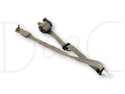 05-07 Ford F250 F350 LH Left Driver Front Seat Belt Seatbelt Tan OE *Blem*