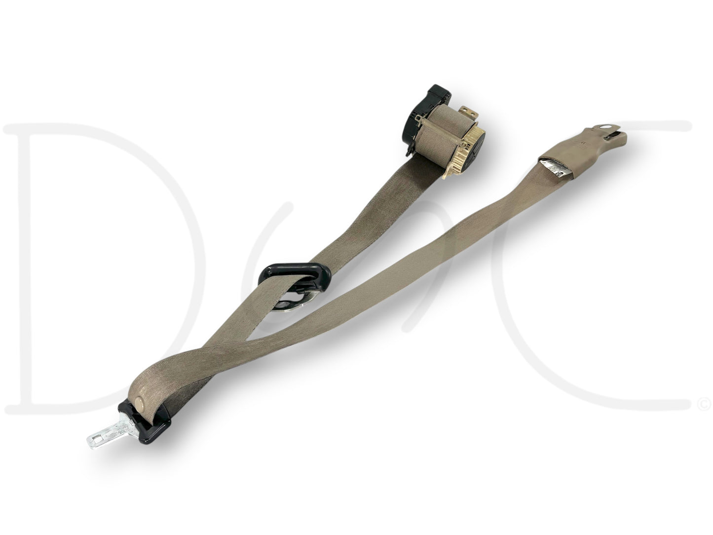 05-07 Ford F250 F350 RH Right Passenger Front Seat Belt Seatbelt Tan OE