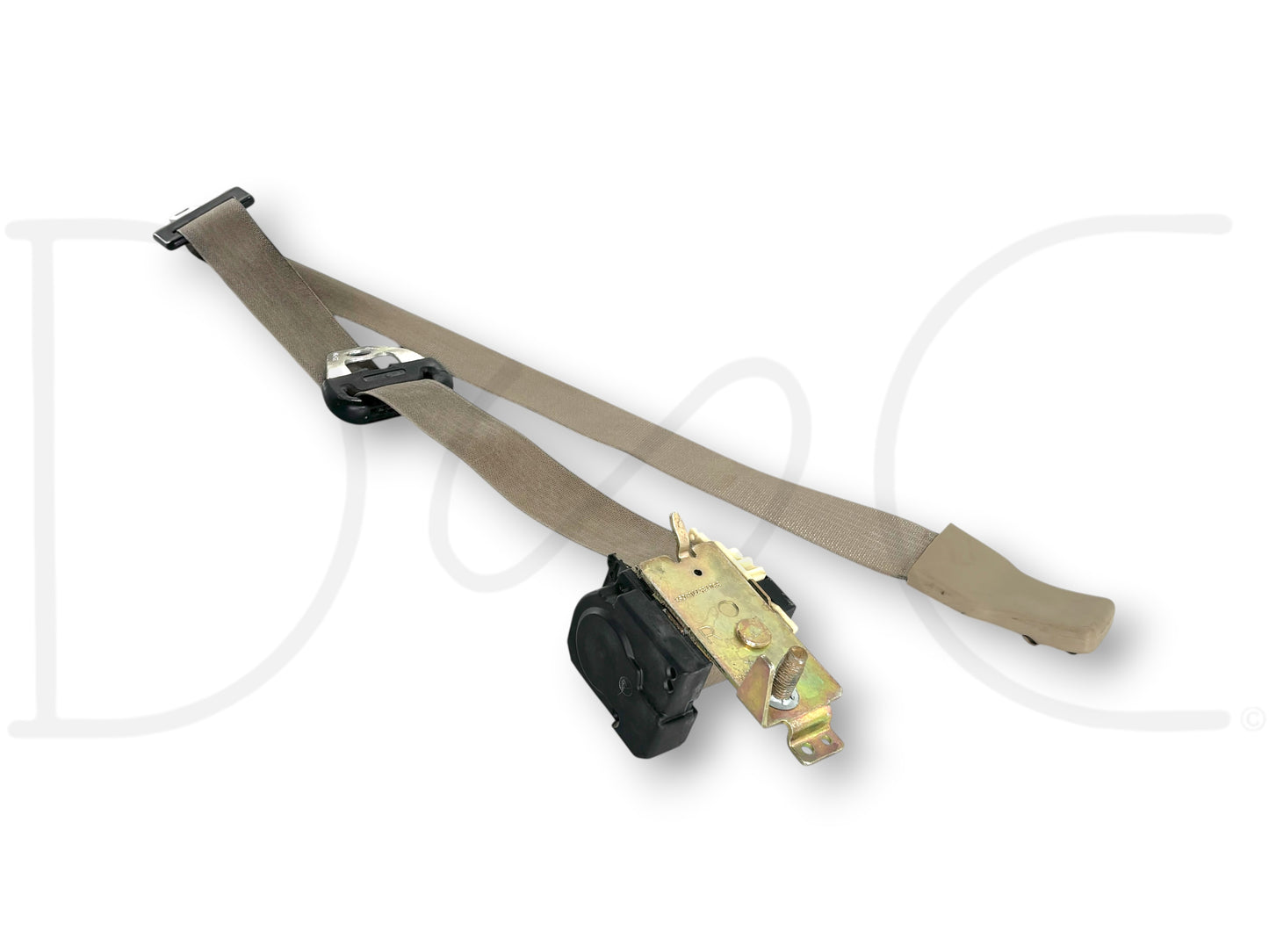 05-07 Ford F250 F350 RH Right Passenger Front Seat Belt Seatbelt Tan OE
