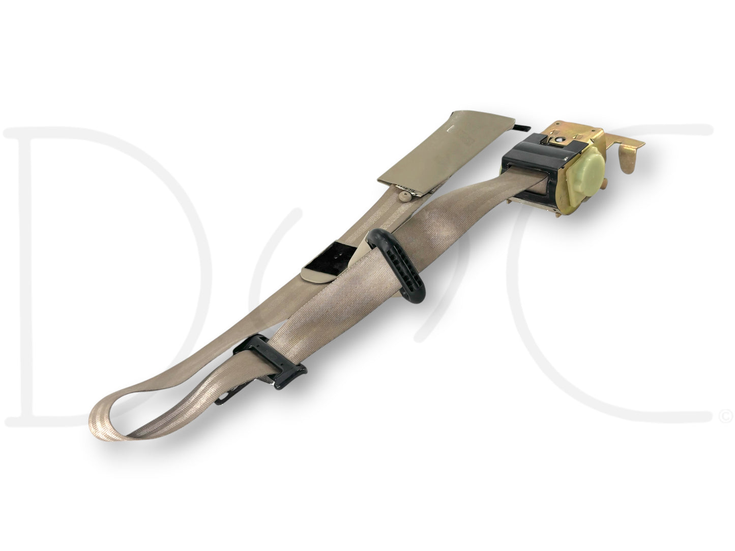 05-07 Ford F250 F350 Crew Cab RH Right Passenger Rear Seat Belt Seatbelt Tan OE