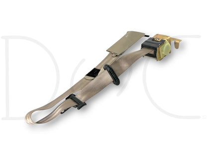 05-07 Ford F250 F350 Crew Cab RH Right Passenger Rear Seat Belt Seatbelt Tan OE