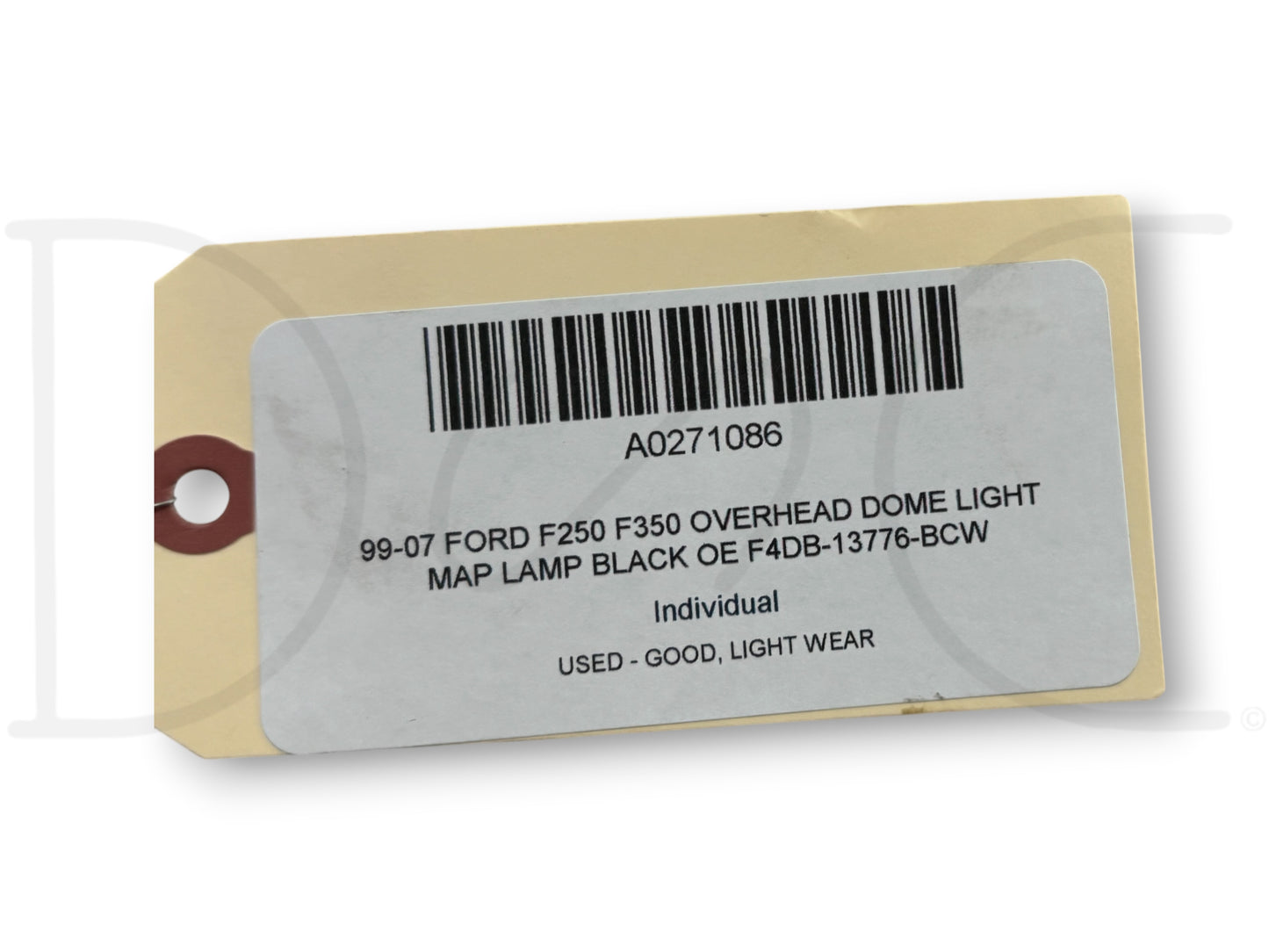 99-07 Ford F250 F350 Overhead Dome Light Map Lamp Black OE F4Db-13776-Bcw