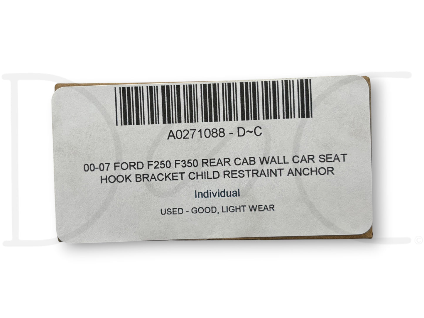 00-07 Ford F250 F350 Rear Cab Wall Car Seat Hook Bracket Child Restraint Anchor