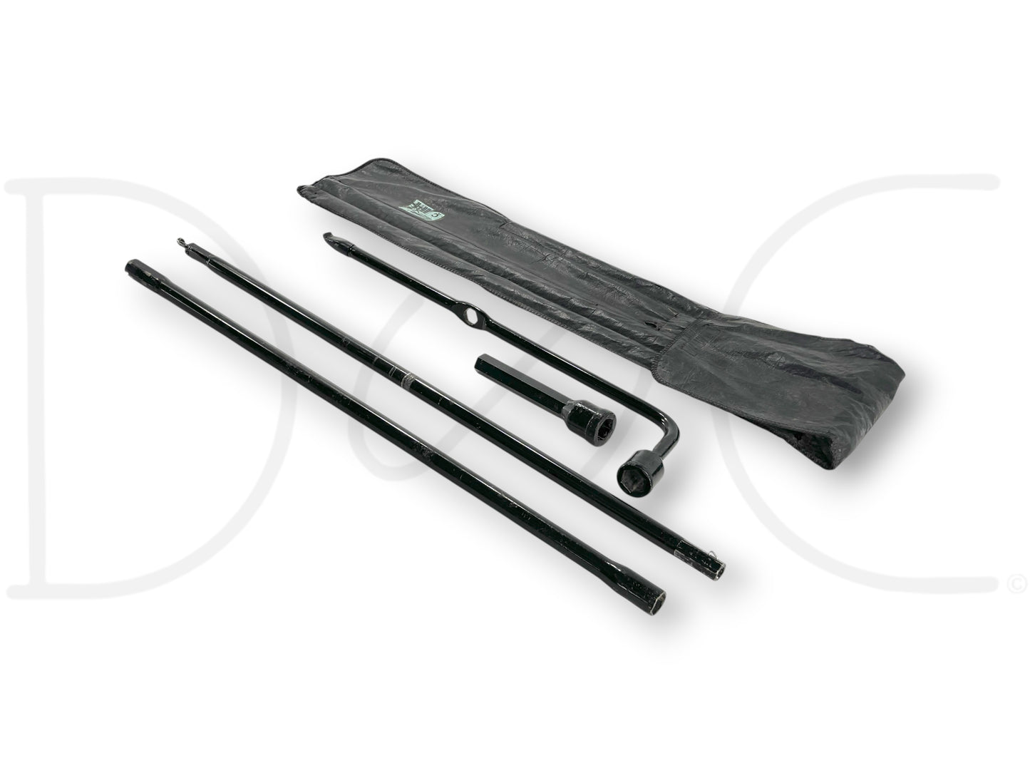 05-10 Ford F350 Dually DRW Spare Tire Lug Wrench Jack Handle Rods Tools OEM