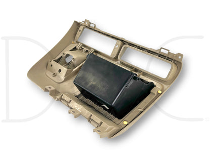 05-07 Ford F250 F350 Center Lower Dash Panel Tan Dashboard Storage Compartment