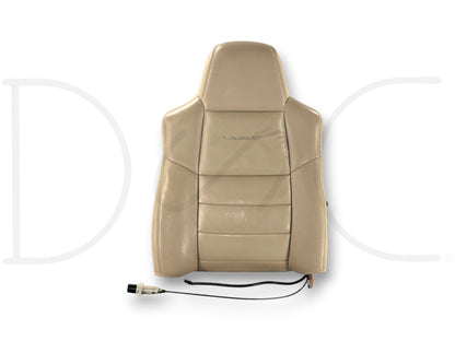 03-07 Ford F250 F350 Lariat RH Right Passenger Seat Back Cushion Tan Leather