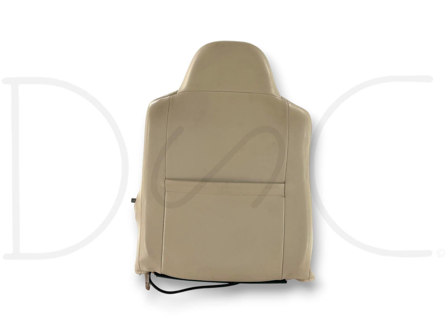 03-07 Ford F250 F350 Lariat RH Right Passenger Seat Back Cushion Tan Leather