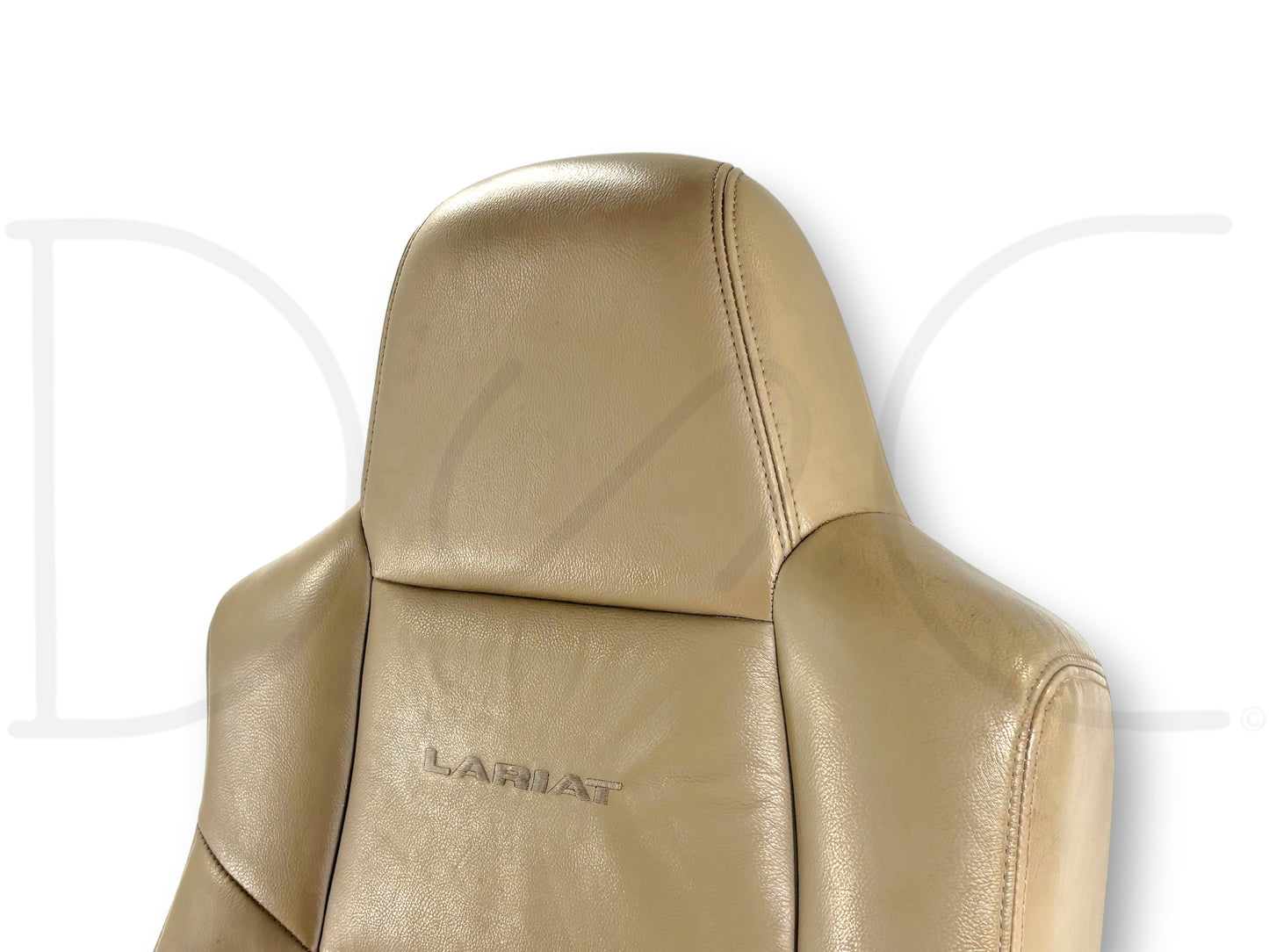 03-07 Ford F250 F350 Lariat RH Right Passenger Seat Back Cushion Tan Leather