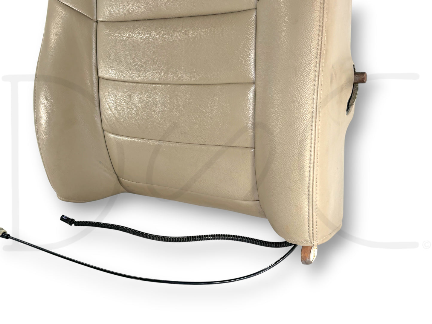 03-07 Ford F250 F350 Lariat RH Right Passenger Seat Back Cushion Tan Leather