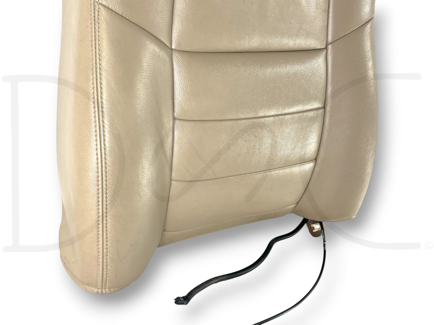03-07 Ford F250 F350 Lariat RH Right Passenger Seat Back Cushion Tan Leather