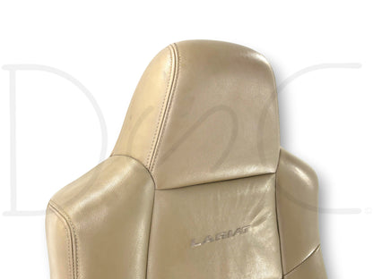 03-07 Ford F250 F350 Lariat RH Right Passenger Seat Back Cushion Tan Leather