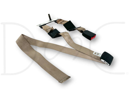 03-07 Ford F250 F350 Rear Back Seat Center Seatbelt Lap Belt Tan OE