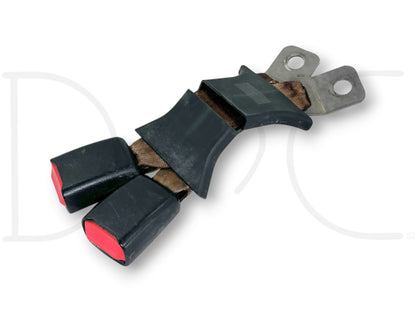 03-07 Ford F250 F350 Rear Seat Belt Seatbelt Latch Buckle Double Tan OE