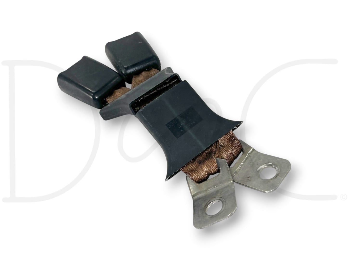 03-07 Ford F250 F350 Rear Seat Belt Seatbelt Latch Buckle Double Tan OE