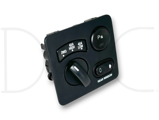 05-07 Ford F250 F350 4X4 4WD ESOF Transfer Case Switch Rear Window / Park Sensor