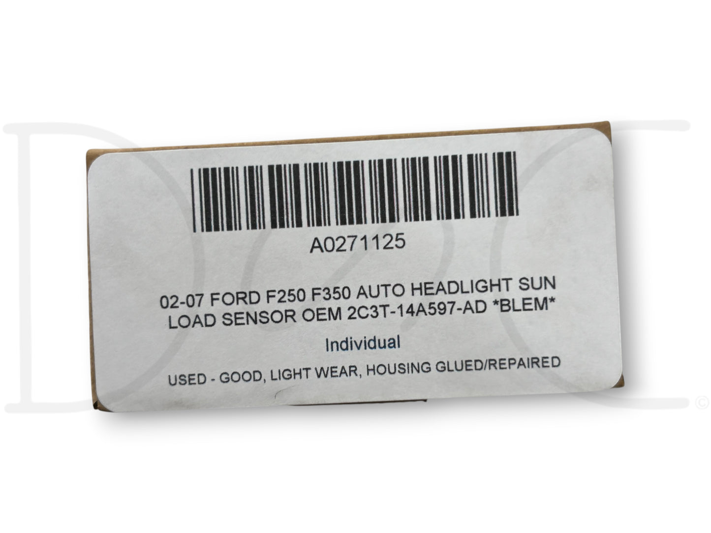 02-07 Ford F250 F350 Auto Headlight Sun Load Sensor OEM 2C3T-14A597-Ad *Blem*