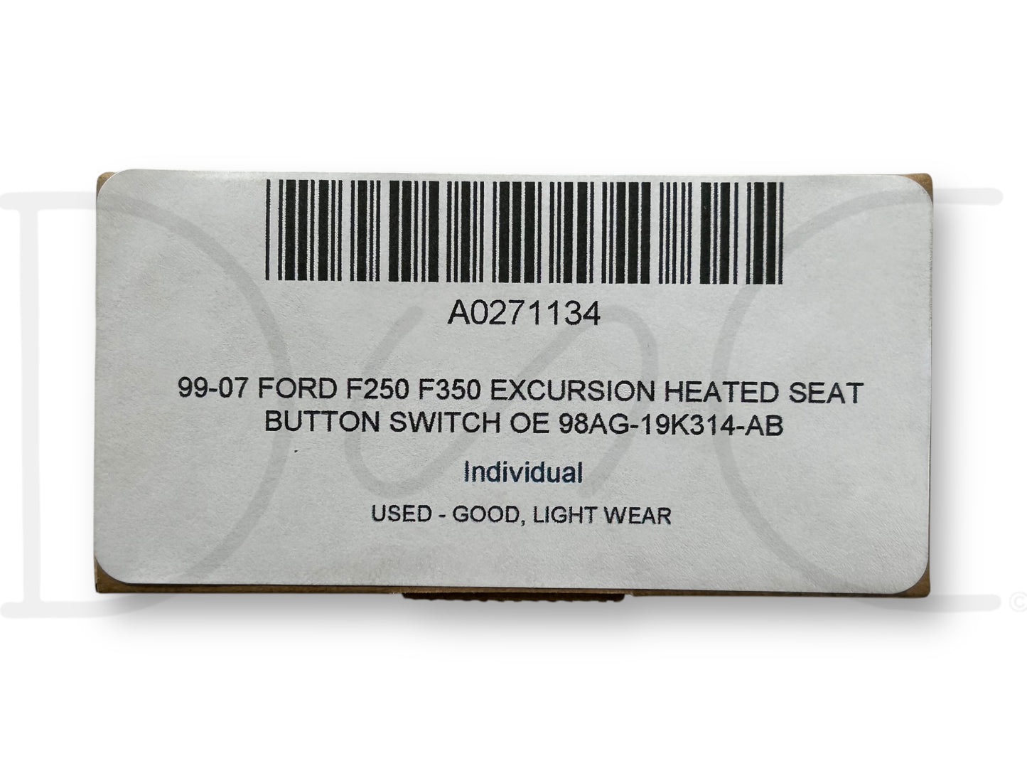 99-07 Ford F250 F350 Excursion Heated Seat Button Switch OE 98Ag-19K314-AB