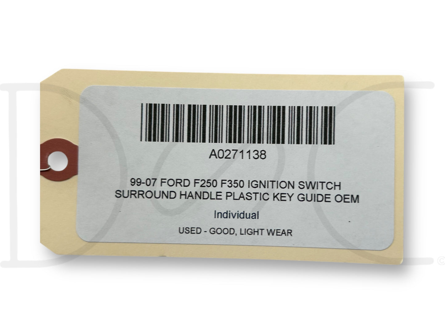 99-07 Ford F250 F350 Ignition Switch Surround Handle Plastic Key Guide OEM