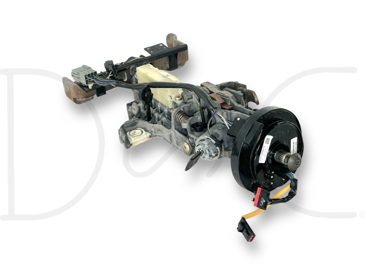 05-07 Ford F250 F350 Lariat Tilt Steering Column Auto W/ Key & Clockspring OE