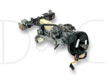 05-07 Ford F250 F350 Lariat Tilt Steering Column Auto W/ Key & Clockspring OE