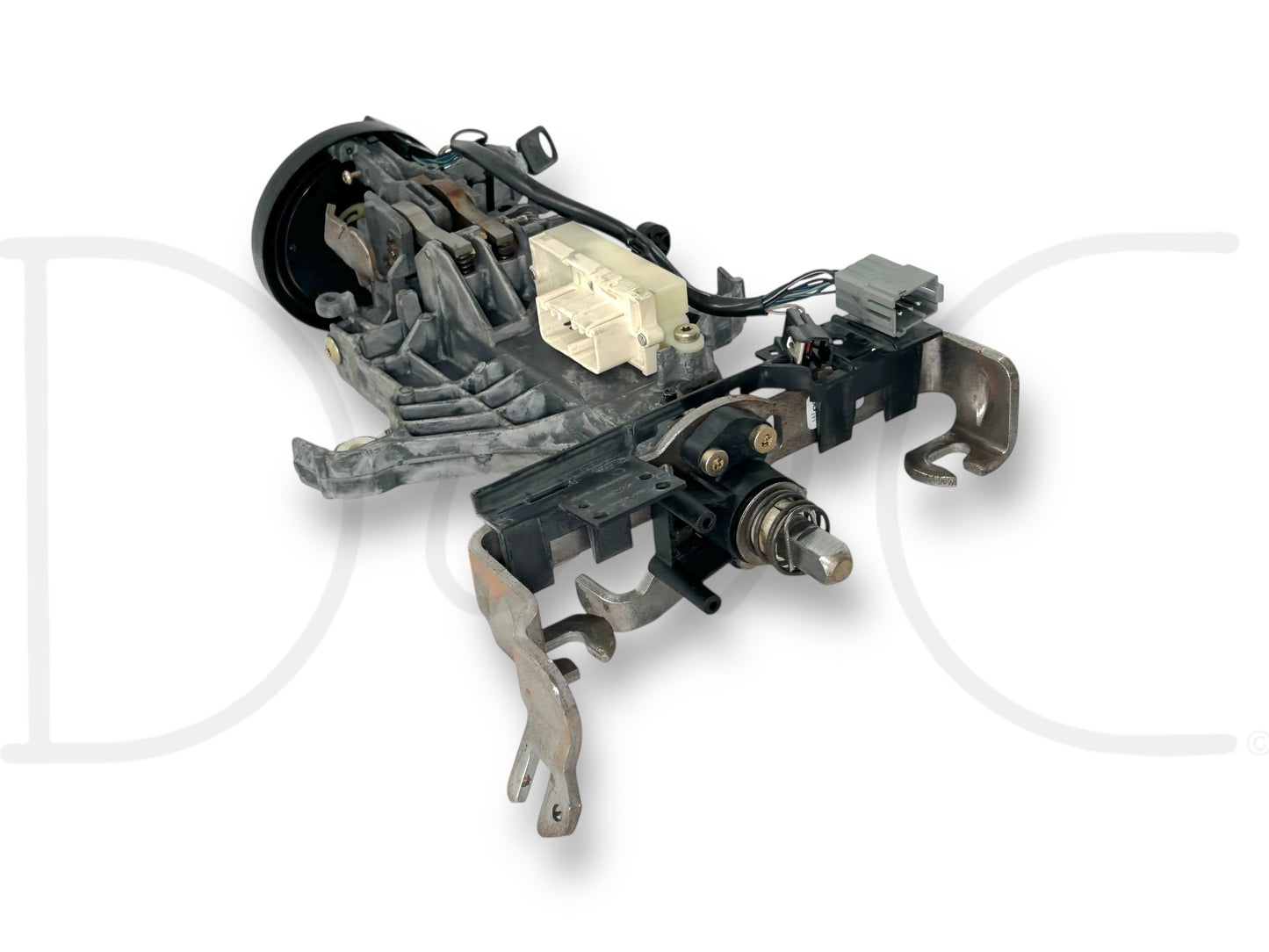 05-07 Ford F250 F350 Lariat Tilt Steering Column Auto W/ Key & Clockspring OE