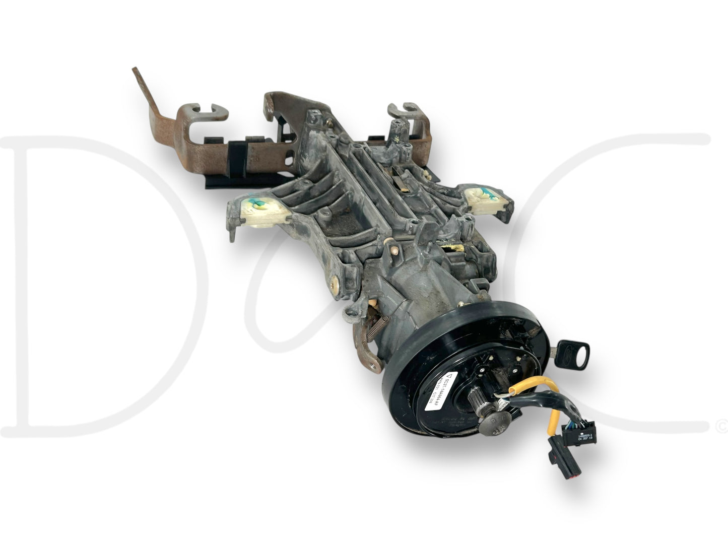 05-07 Ford F250 F350 Lariat Tilt Steering Column Auto W/ Key & Clockspring OE