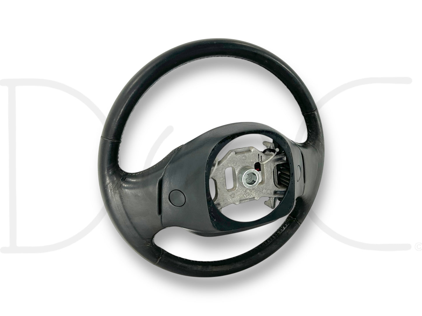 05-07 Ford F250 F350 Lariat Black Leather Steering Wheel W/ Cruise Audio HVAC