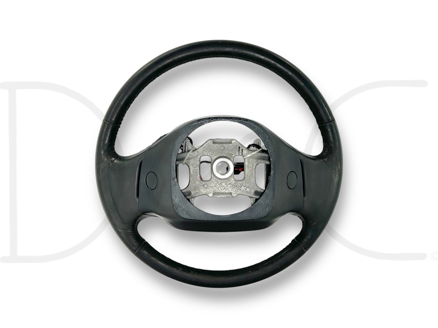 05-07 Ford F250 F350 Lariat Black Leather Steering Wheel W/ Cruise Audio HVAC