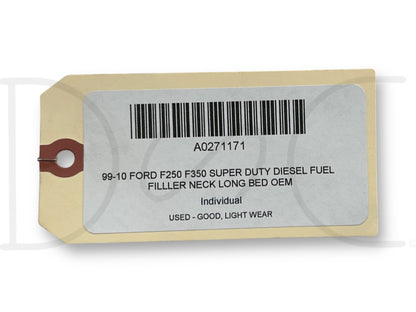 99-10 Ford F250 F350 Super Duty Diesel Fuel Filller Neck Long Bed OEM