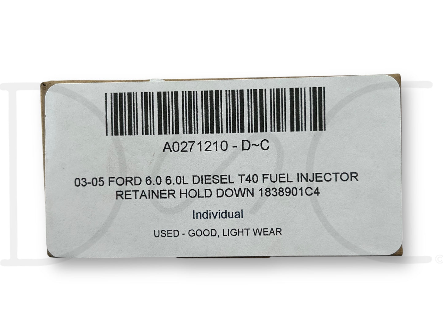 03-05 Ford 6.0 6.0L Diesel T40 Fuel Injector Retainer Hold Down 1838901C4