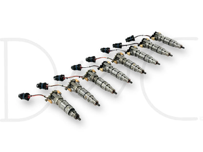 03-07 Ford F250 F350 6.0 6.0L Diesel Fuel Injector Set (8) Injectors *Cores*