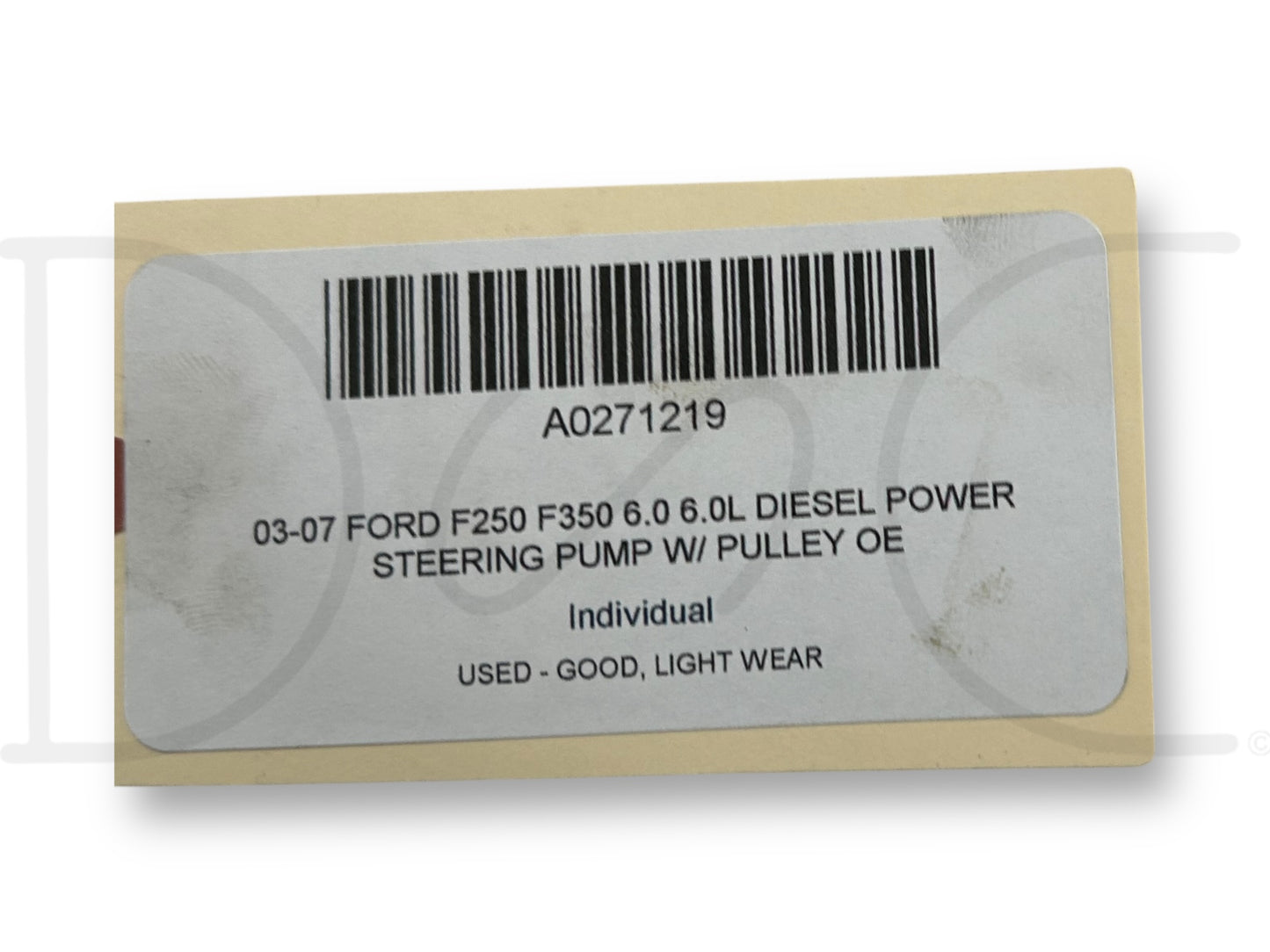 03-07 Ford F250 F350 6.0 6.0L Diesel Power Steering Pump W/ Pulley OE