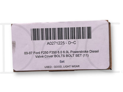 03-07 Ford F250 F350 6.0 6.0L Powerstroke Diesel Valve Cover Bolts Bolt Set (11)