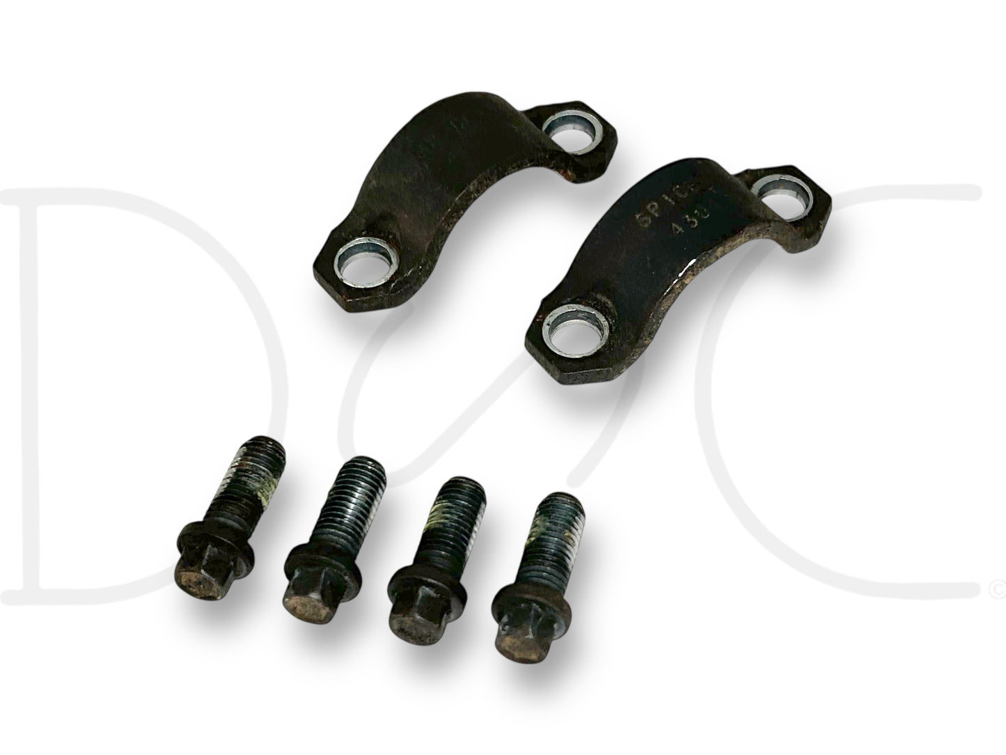99-10 Ford F250 F350 Front Driveshaft To Axle Bolts U-Joint Straps OE Bolt Set