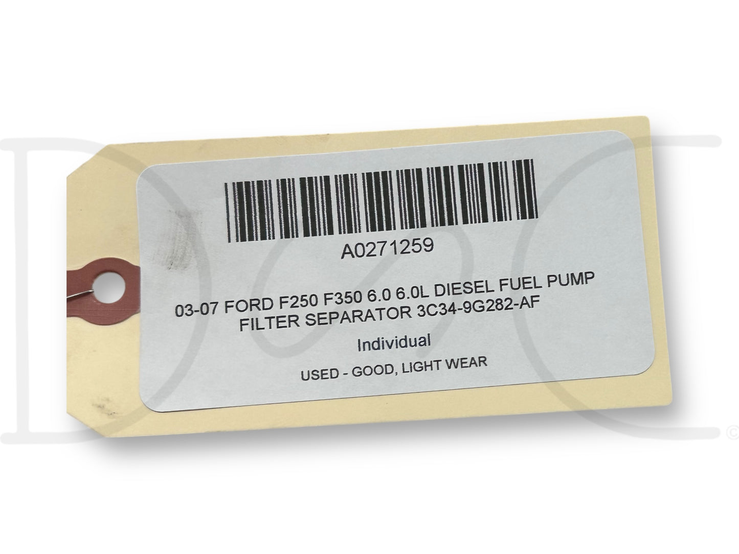 03-07 Ford F250 F350 6.0 6.0L Diesel Fuel Pump Filter Separator 3C34-9G282-Af