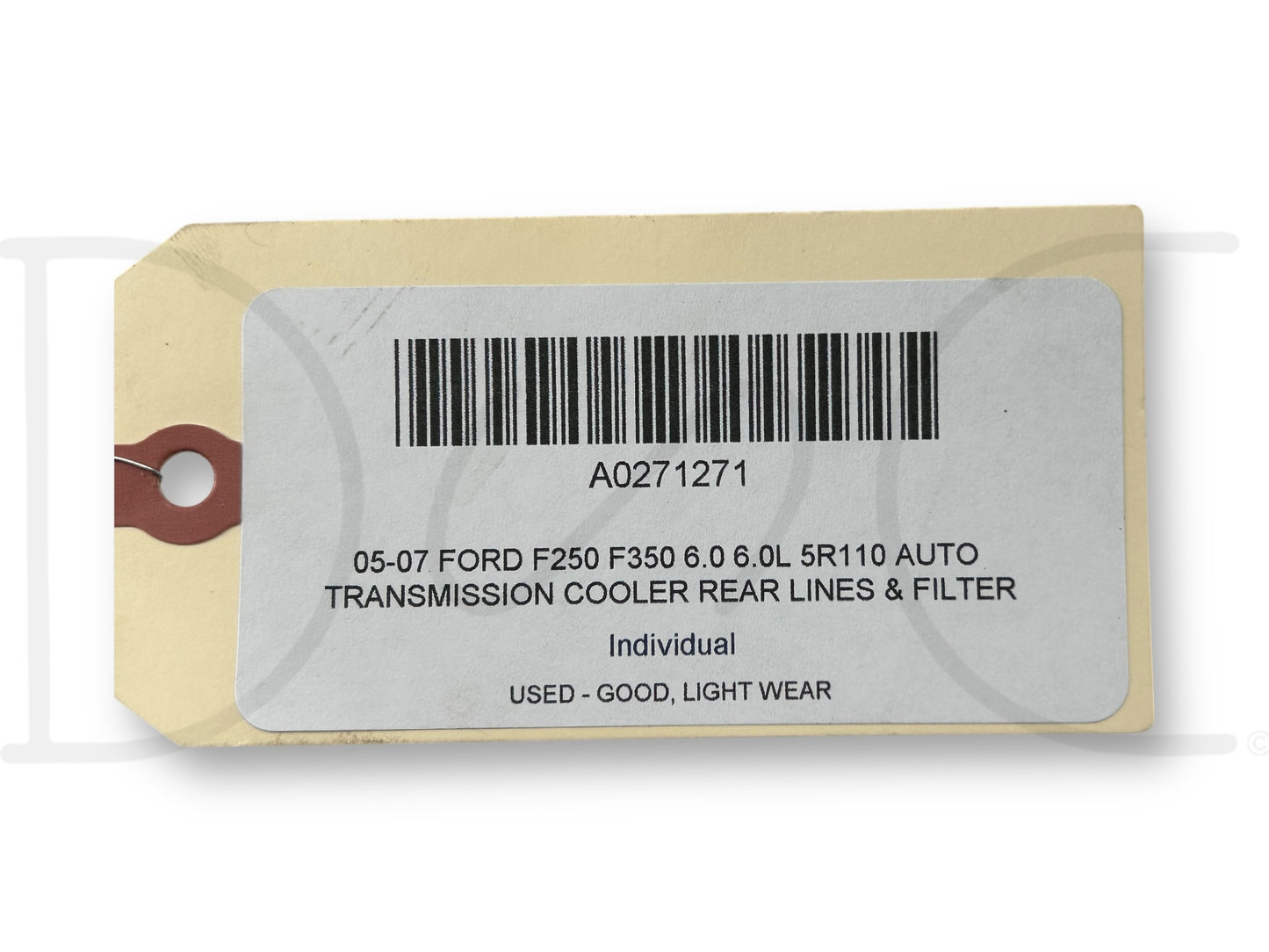 05-07 Ford F250 F350 6.0 6.0L 5R110 Auto Transmission Cooler Rear Lines & Filter