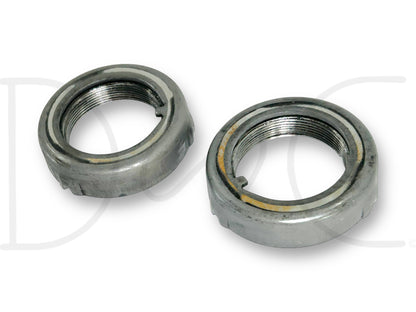05-10 Ford F350 DRW DANA 80 Rear Axle Wheel Hub Bearing Retainer Nut Set OE
